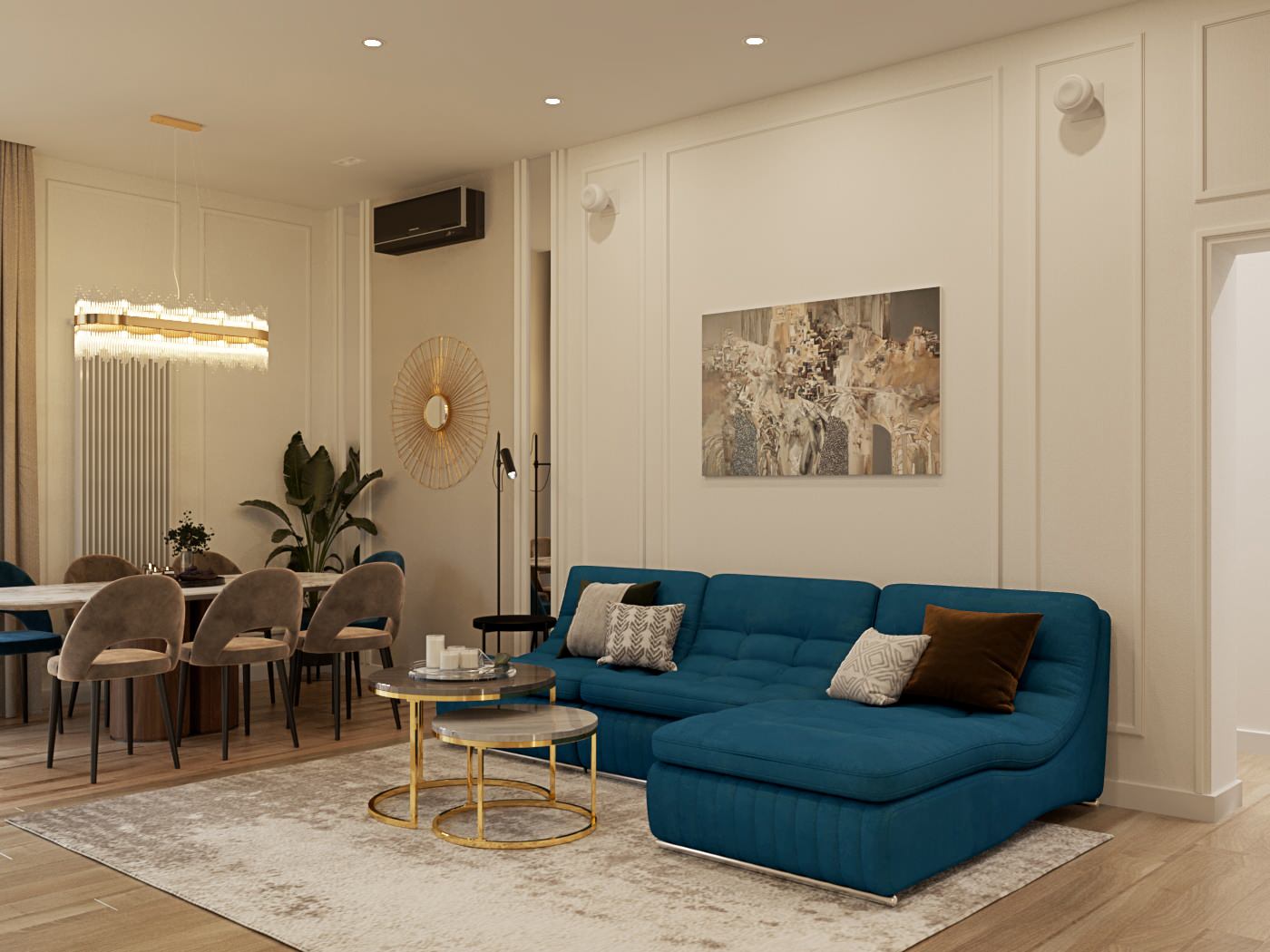 Одноэтажный дом в Подмосковье