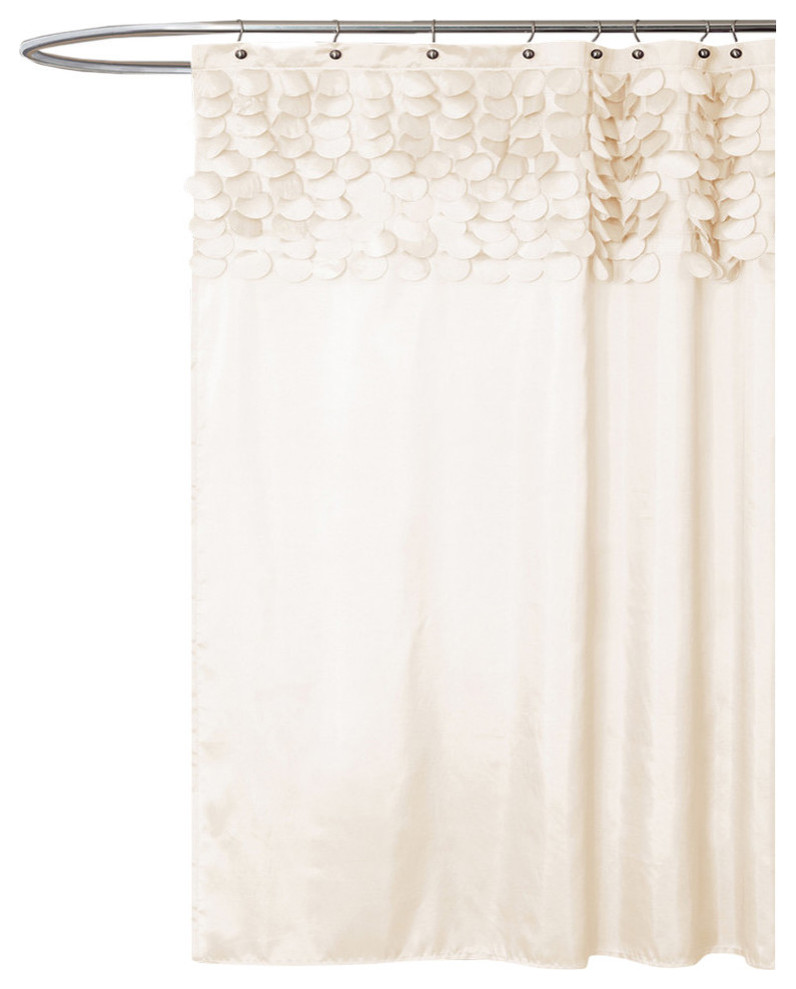 Lillian Shower Curtain Traditional Curtains By Lush Decor Lillian Shower Curtain Traditional