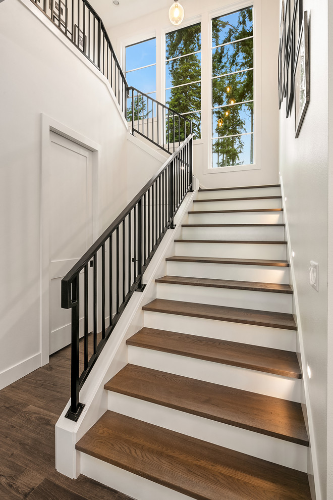 Design ideas for a beach style staircase in Seattle.
