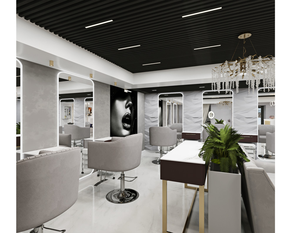 Школа маникюра. Парикмахерский зал.