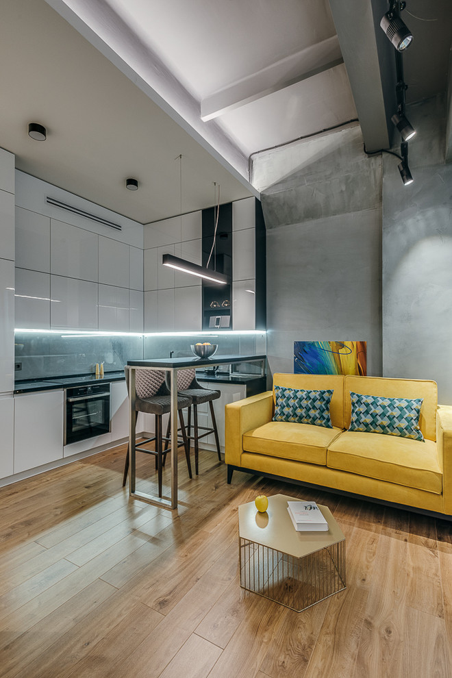 Фотографии реализованной студии в TriBeCa Apartments 43 м2