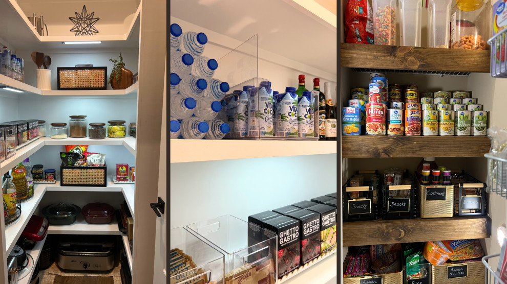 An image of luxury pantry organization completed by Venus Davis of Calming Home by Venus
