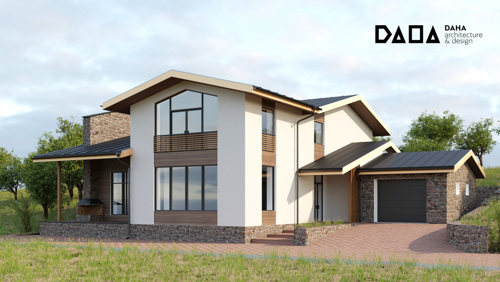 Энергоэффективный дом на склоне