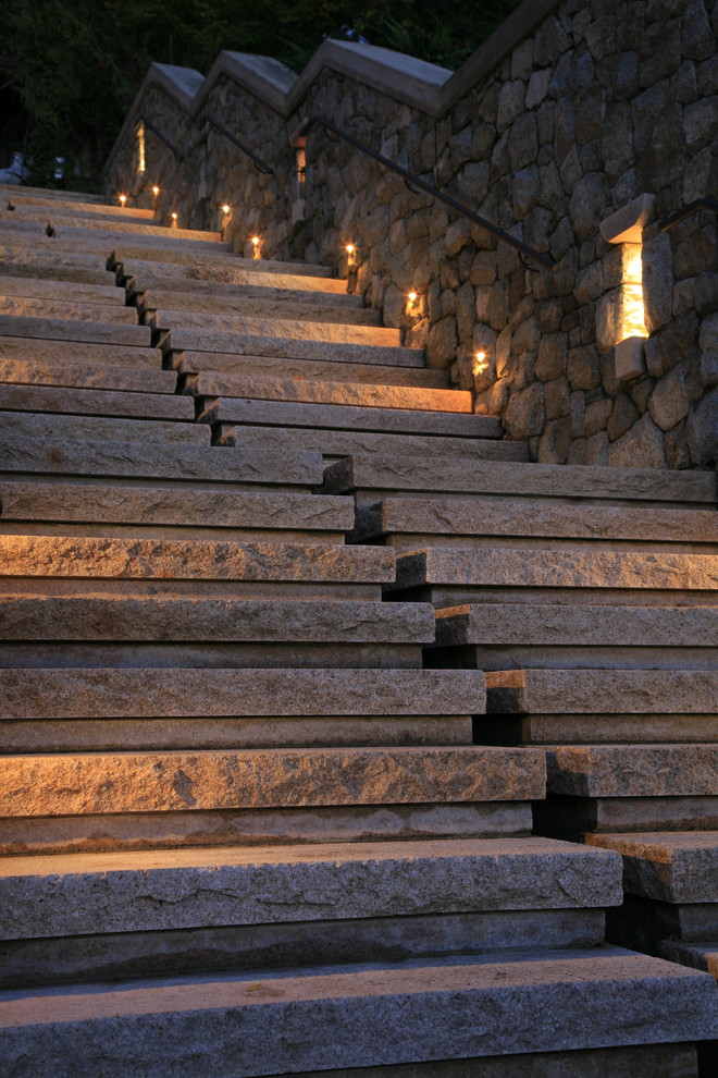 Идея дизайна: лестница в восточном стиле