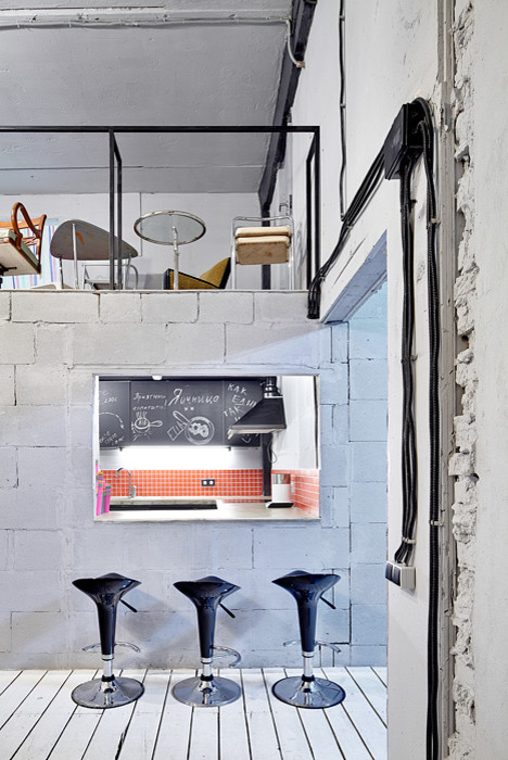 интерьер в лофте