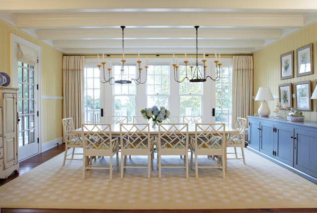 When 2 Chandeliers Are Better Than 1, How Far Off The Table Should A Dining Room Light Be