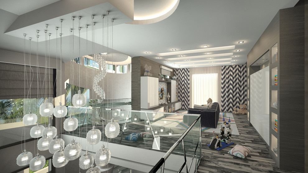 Беверли Хиллз - Лос Анджелес. Дизайн интерьера в современном стиле.