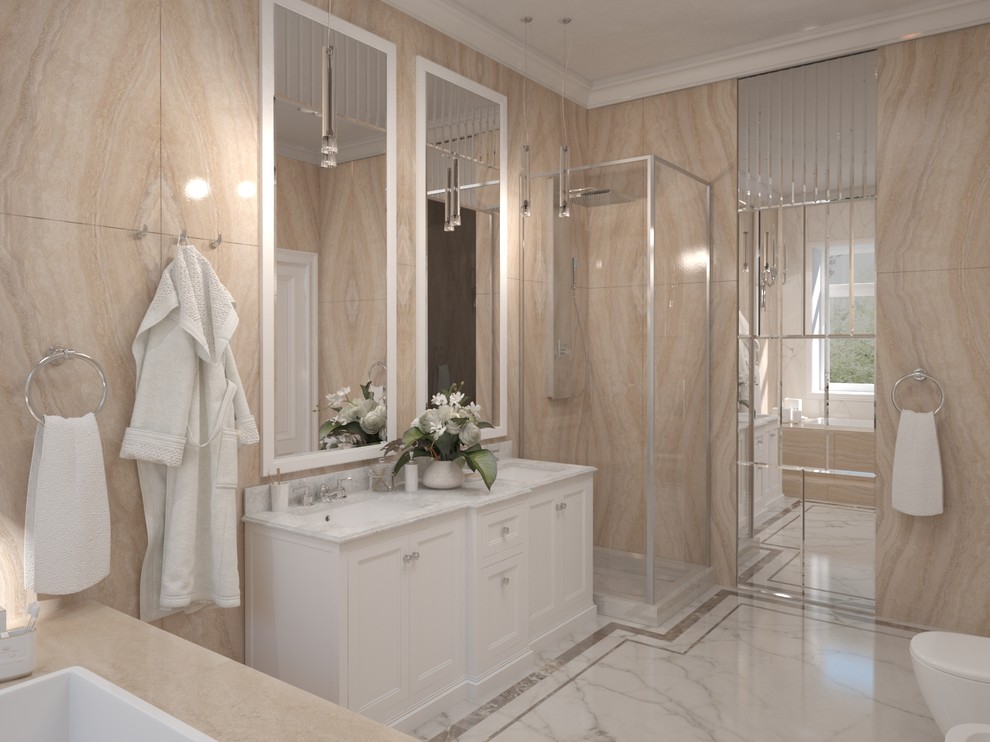 Ванная комната в стиле современная классика