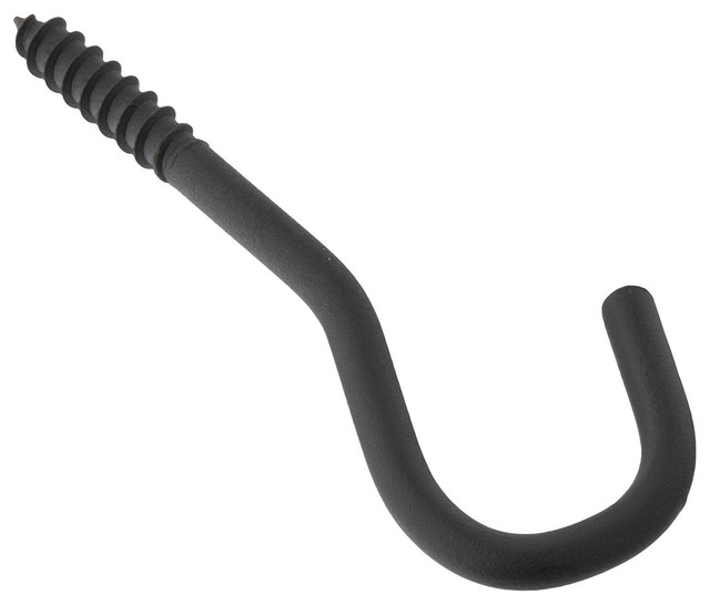 Wrought Iron Ceiling Screw Hook Anchor 75in Opening