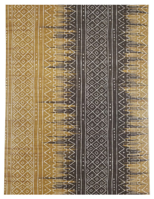 Wallquest Southwestern Aztec Style Mudcloth Boho Wallpaper, Sample