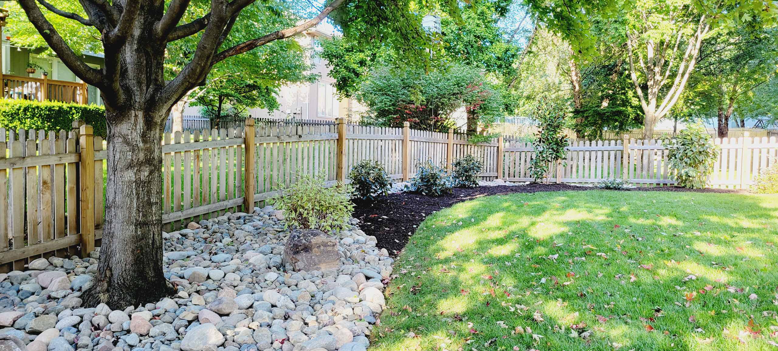 After Back Yard Corner
