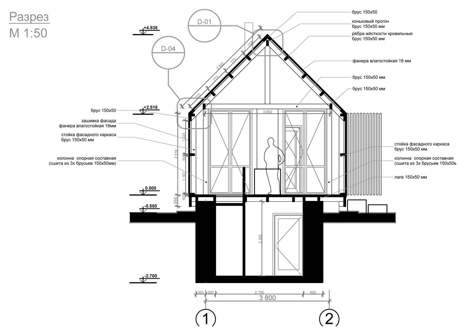 Садовый павильон "ГОНТ"