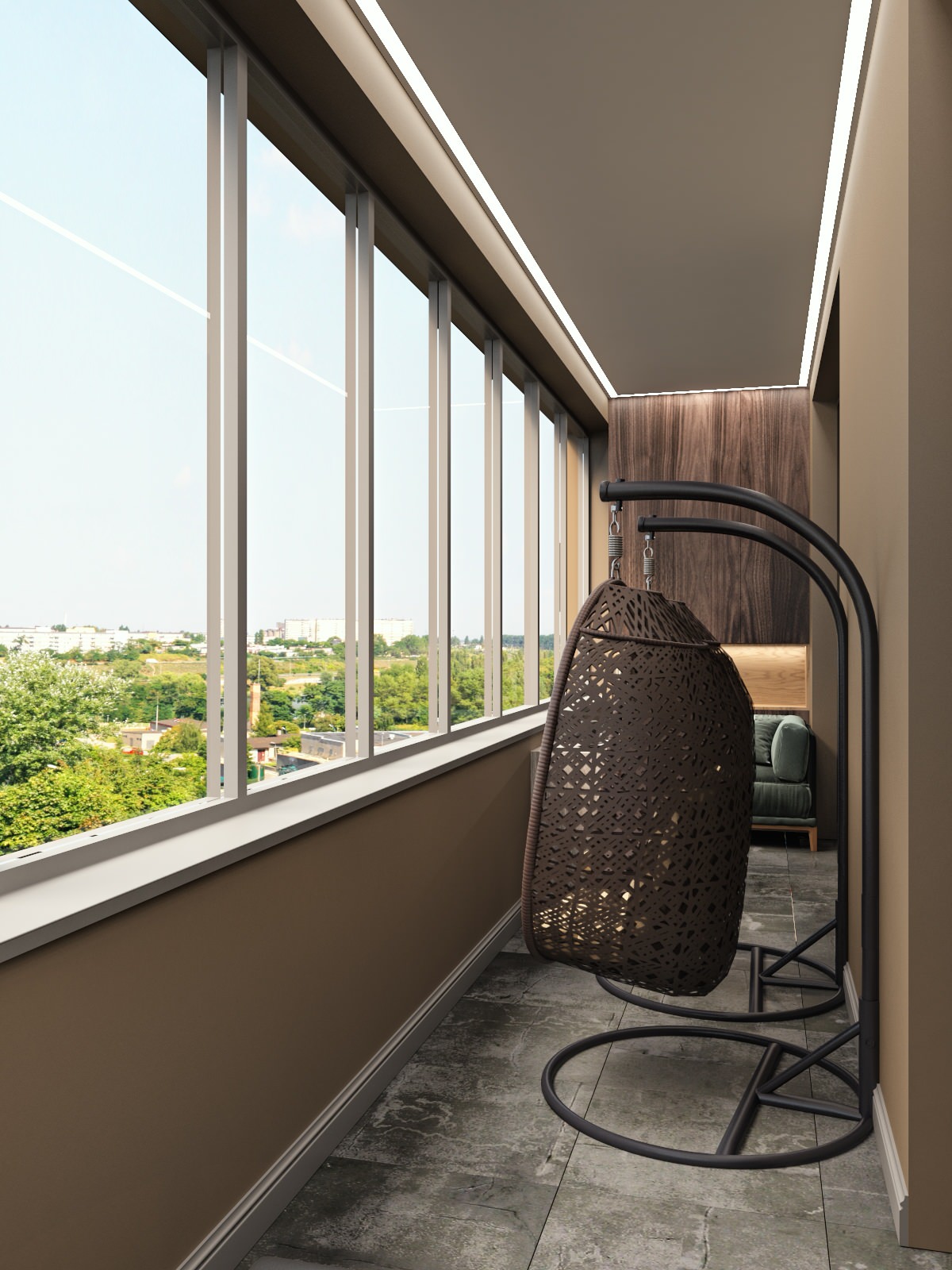 Балкон из нового проекта