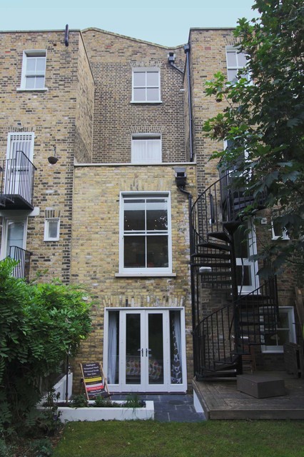 Listed Maisonette Two Storey Extension sekelskiftes-fasad