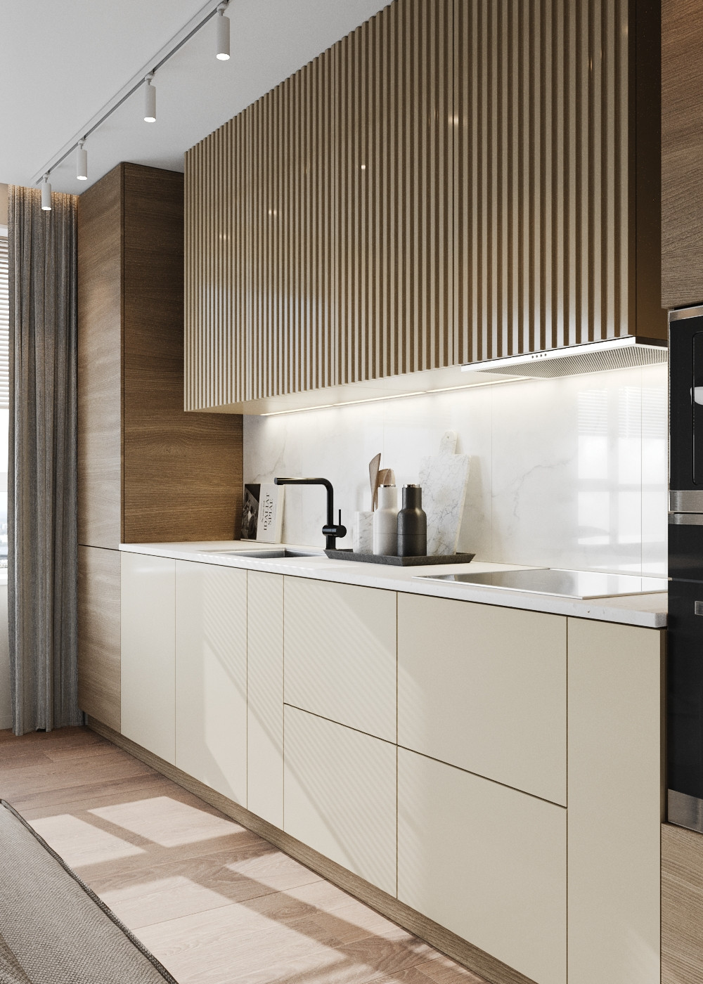 ЖК Гранит, кухня-гостиная