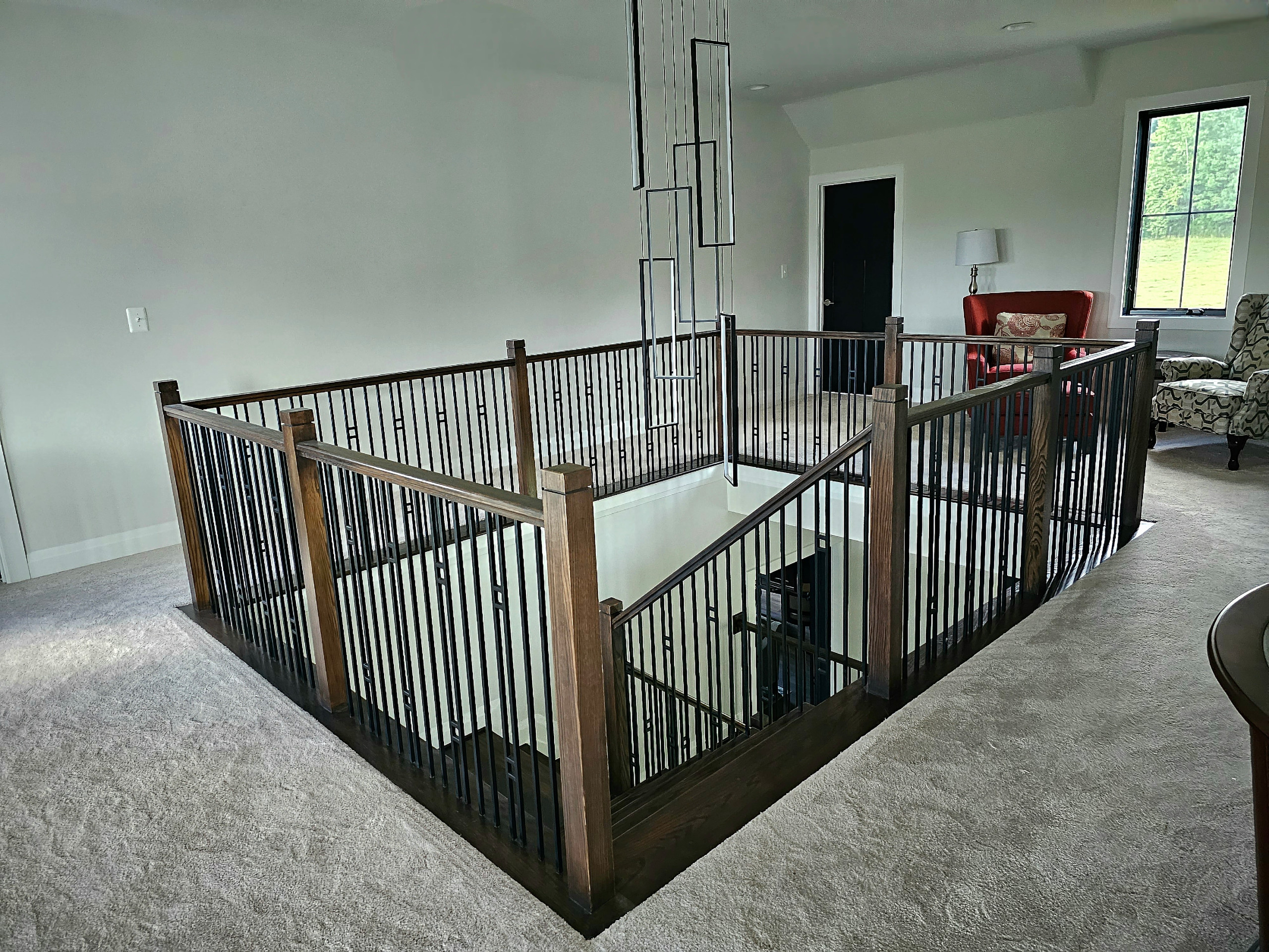 109_Impressive Floating Staircase in Countryside Retreat, Upper Marlboro, MD