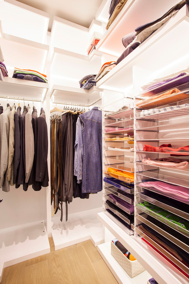 This is an example of a contemporary dressing room in Other.