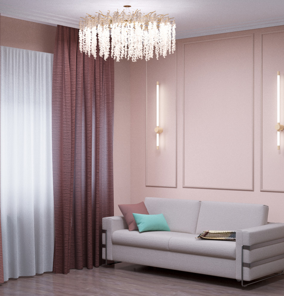 Квартира-студия для девушки-певицы.