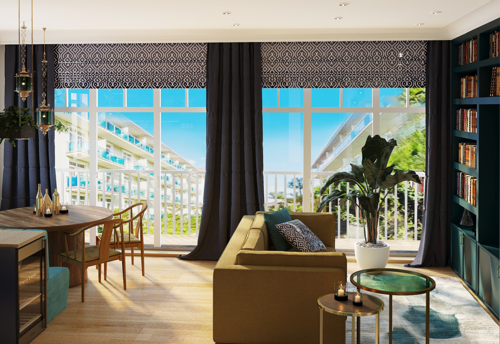 Wohn-Esszimmer. Variante 2