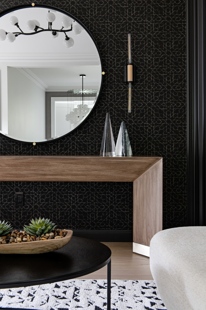 Inspiration for a transitional home design remodel in Toronto