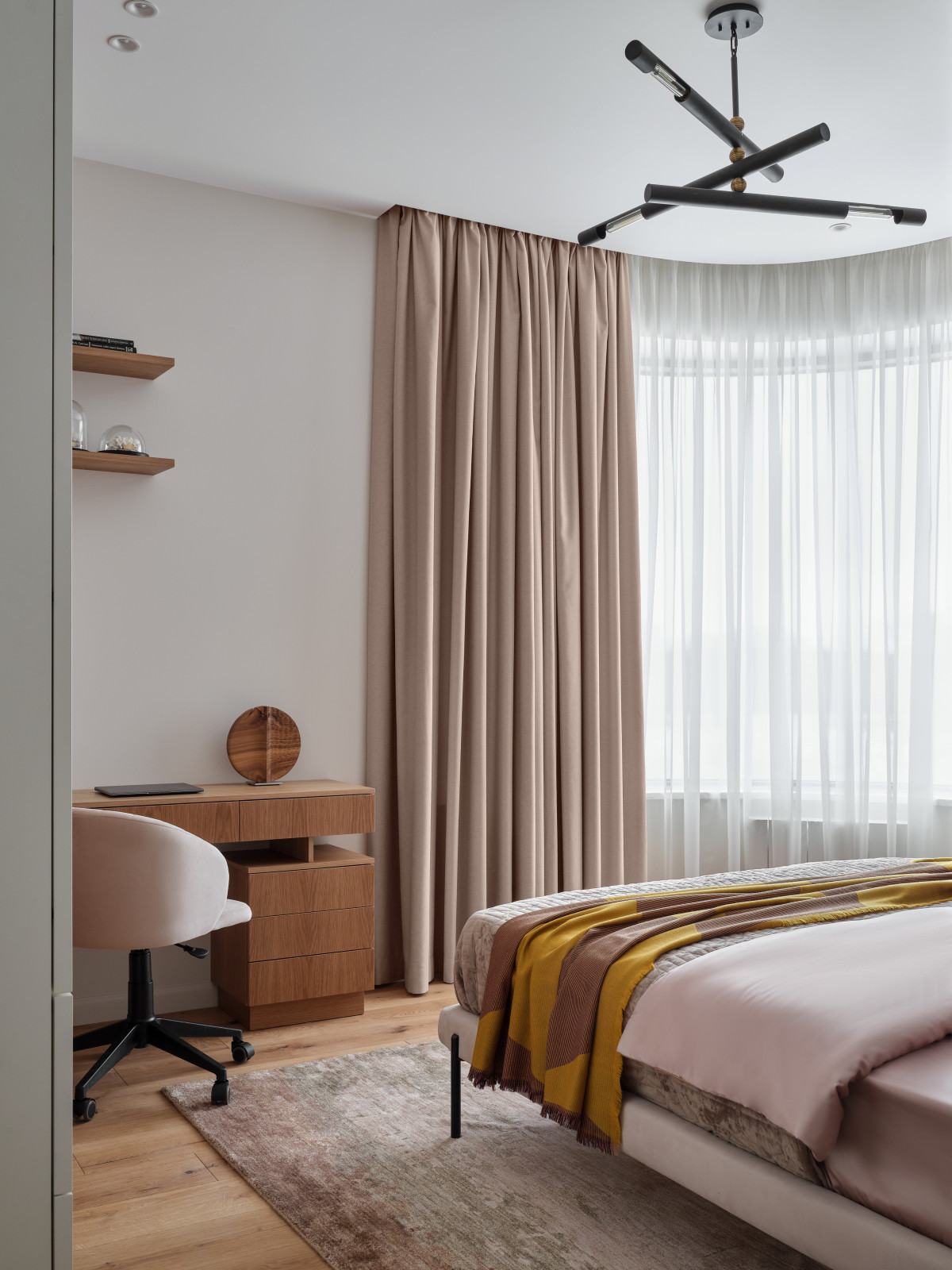 Скандинавский интерьер в квартире на берегу Москвы-реки: Интерьер+Дизайн