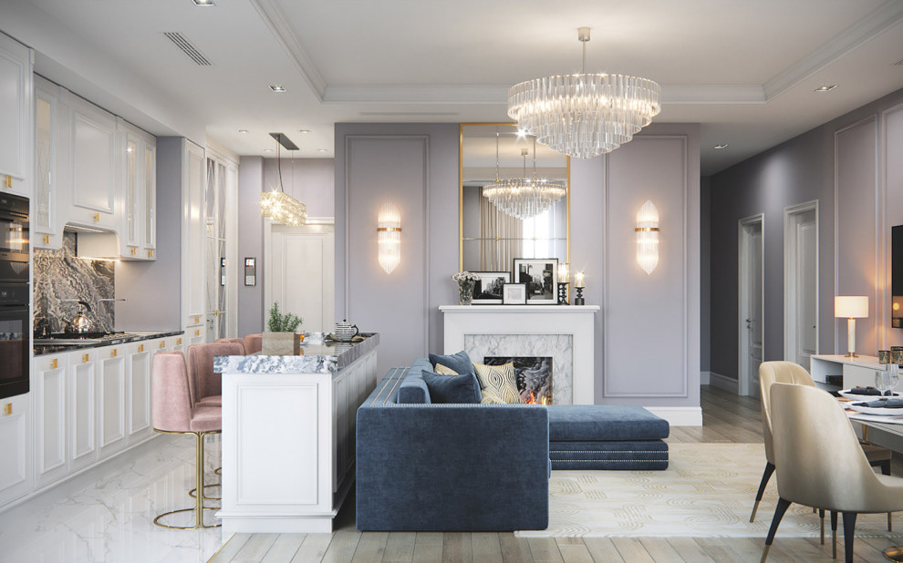 Современная классика в синих тонах