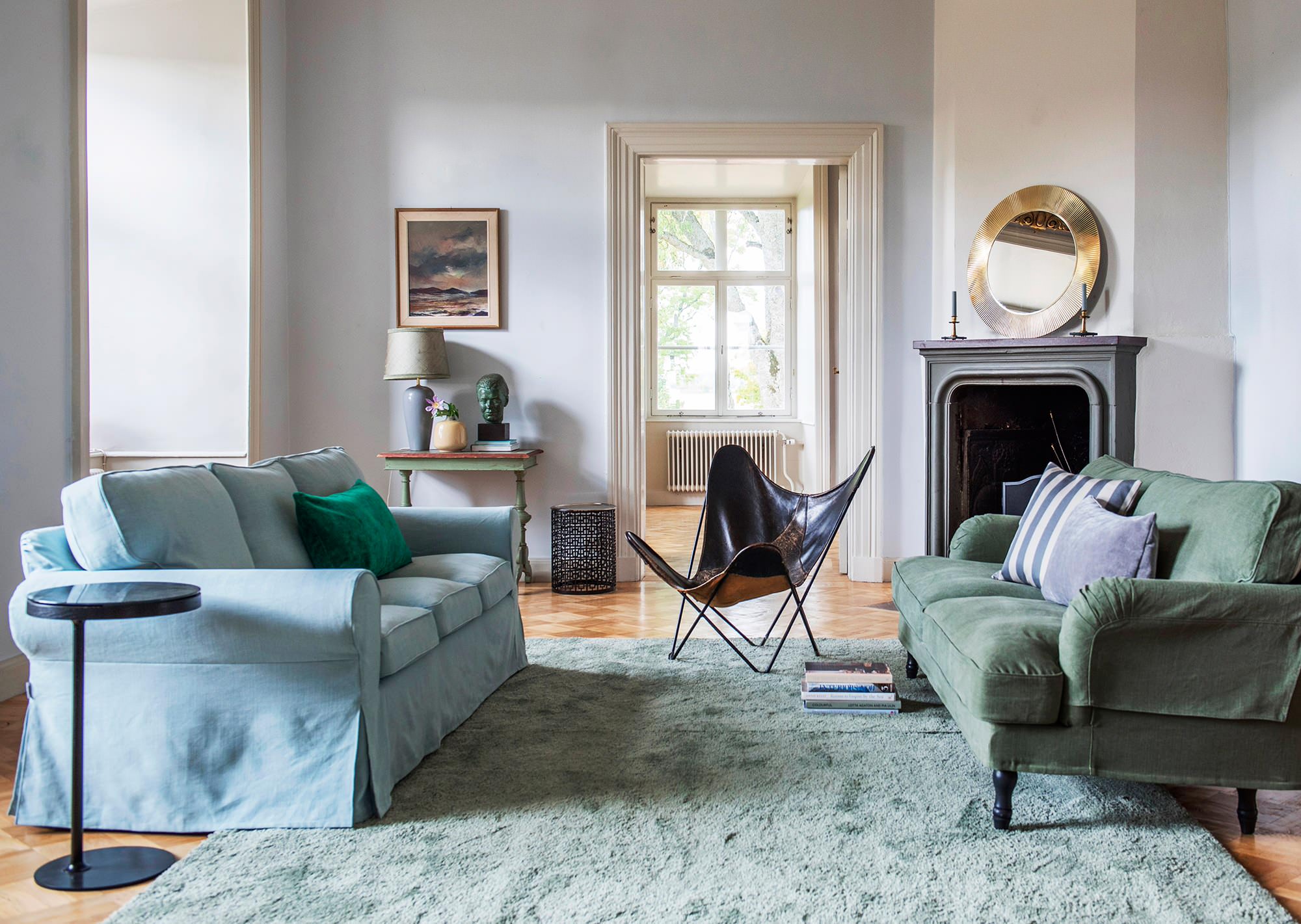Sofa im Wohnzimmer richtig stellen