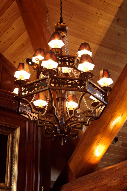 Log Cabin Awesome klassisk-sovrum