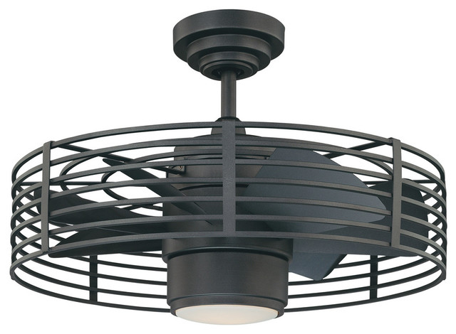 Enclave 23" Natural Iron Ceiling Fan - Industrial ...