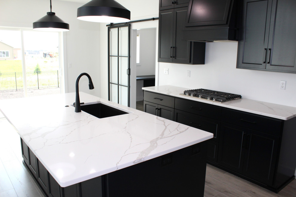 Kitchen - mid-sized kitchen idea