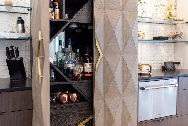 MC- Modern mid-century-hausbar
