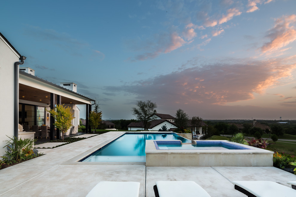 Cantera Way - Contemporary - Pool - Dallas - by Watson Design Group