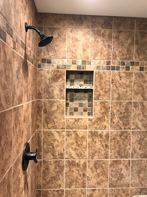 Double Shower Head Walk in Shower