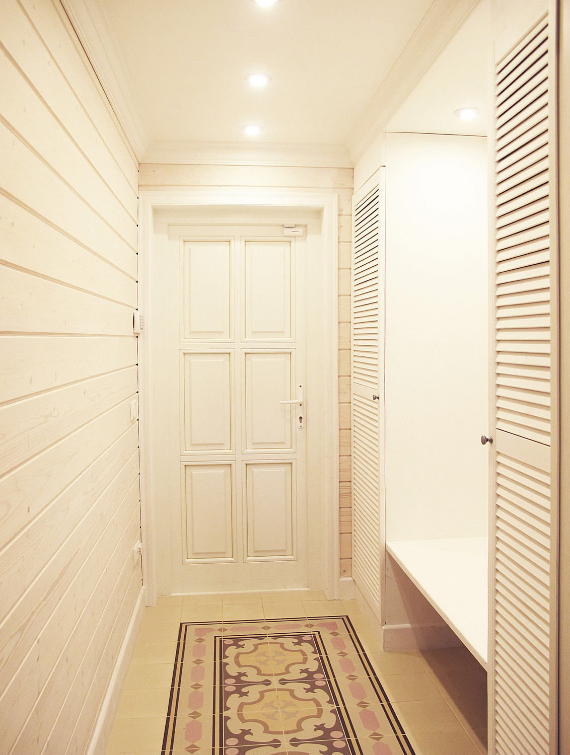 Одноэтажный загородный дом с баней