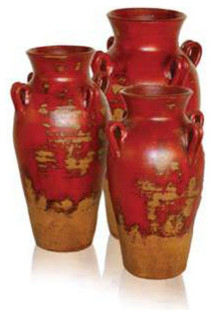 Fair Haven Stoneware Vases, Set of 3