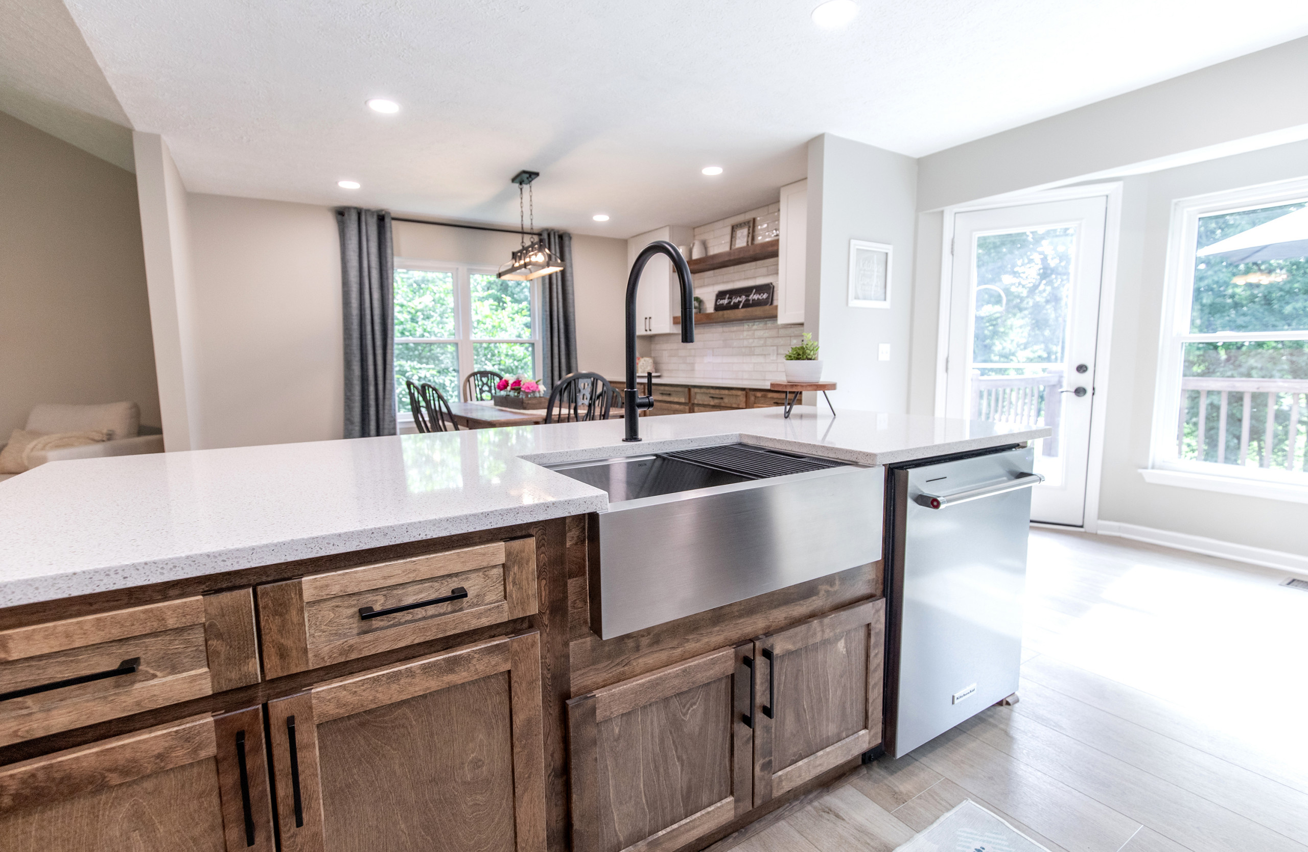 "Open Horizons" Kitchen and dining remodel