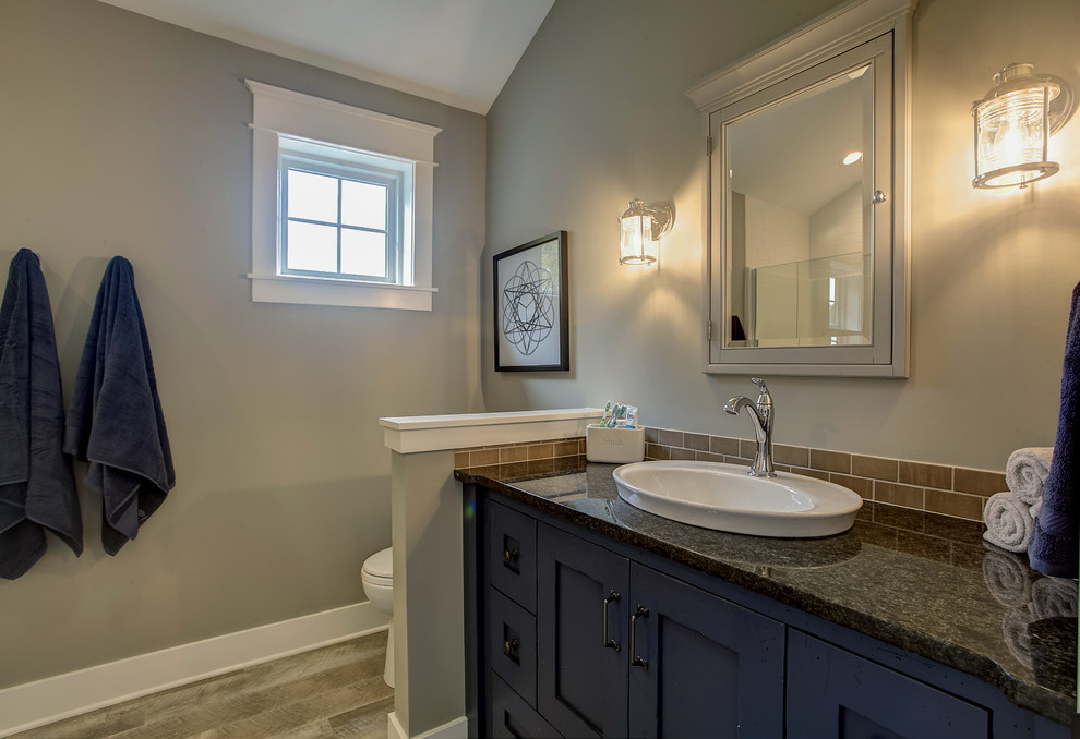 Example of a transitional bathroom design in Grand Rapids