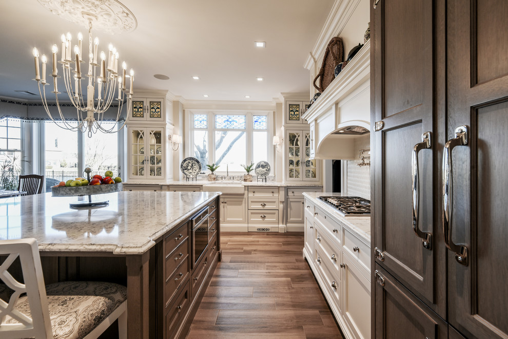 Waterfront Traditional Home Kitchen New York by James Traynor