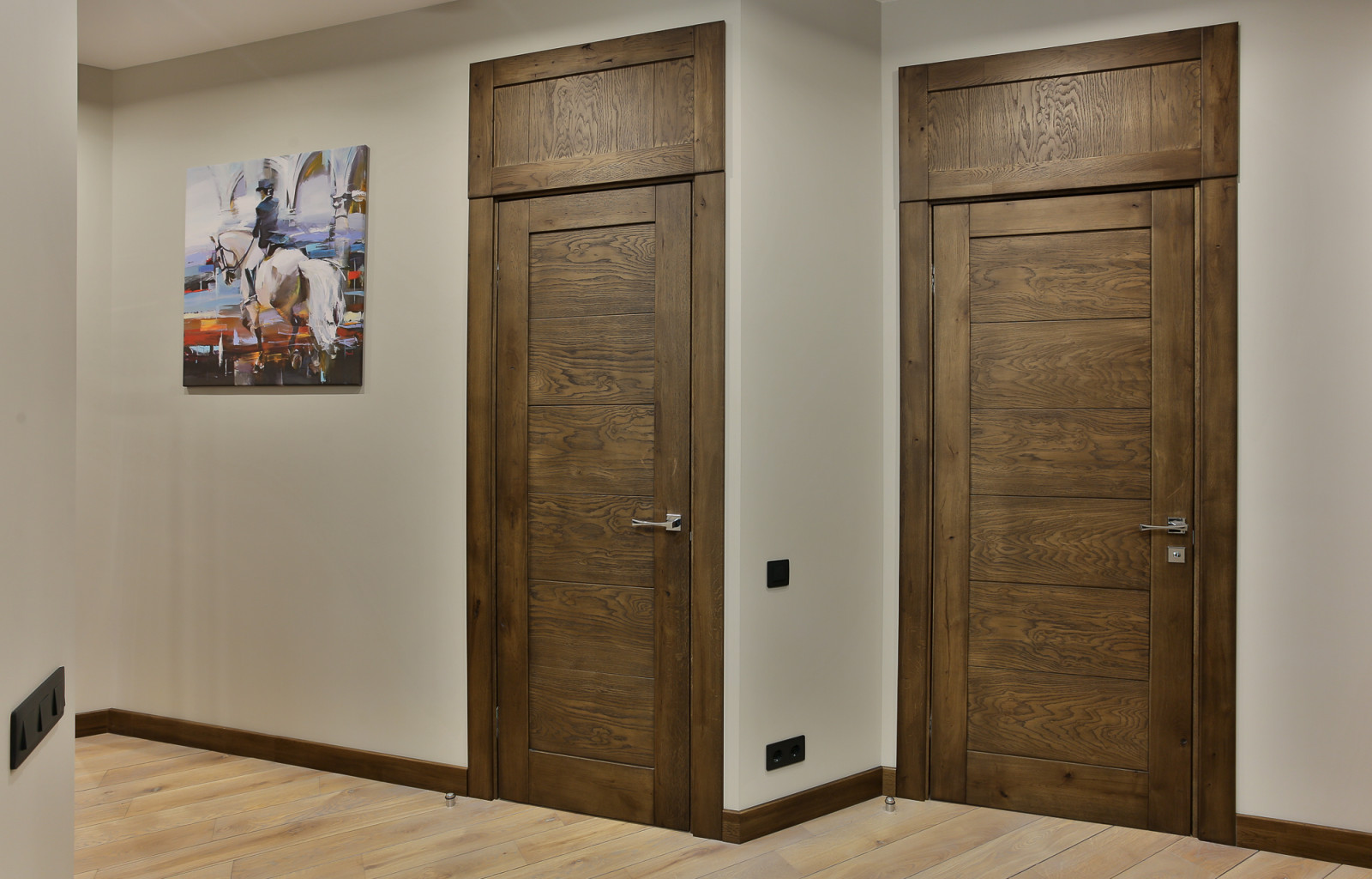 Паркет, двери, фальш-фрамуги, плинтус