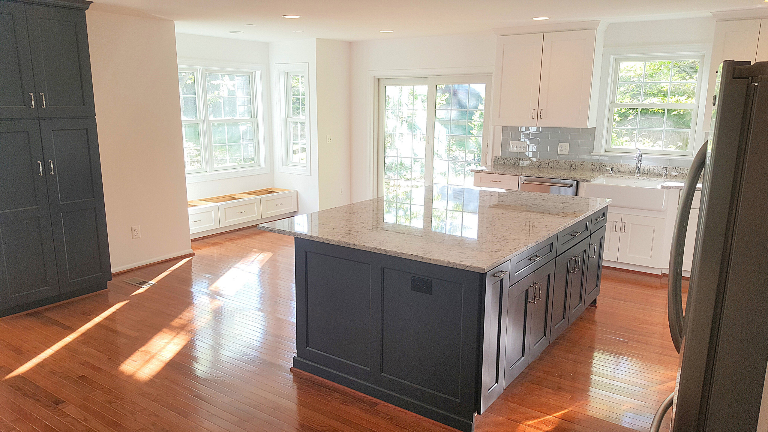Two Toned Sunny Kitchen