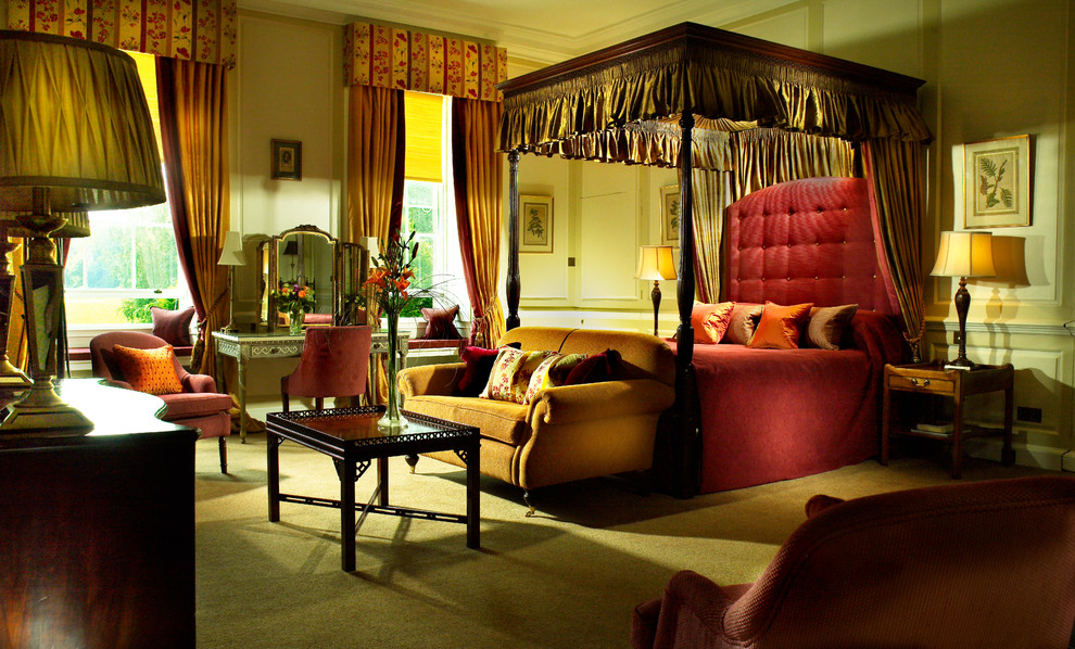 Inspiration for a traditional bedroom in Other.