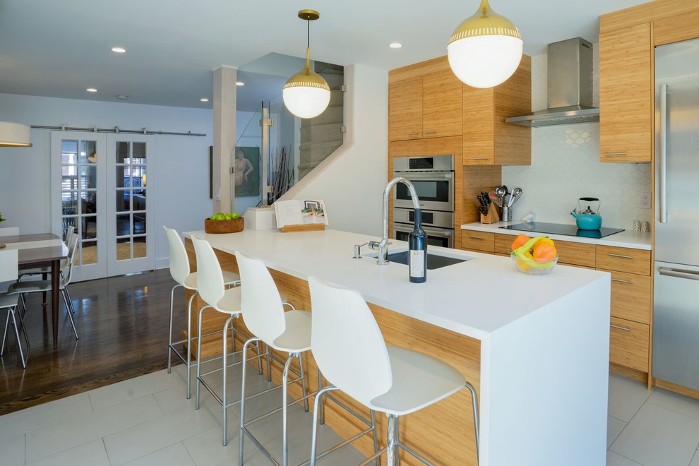 Lambertville Modern Kitchen with Ultracraft Kitchen New York by