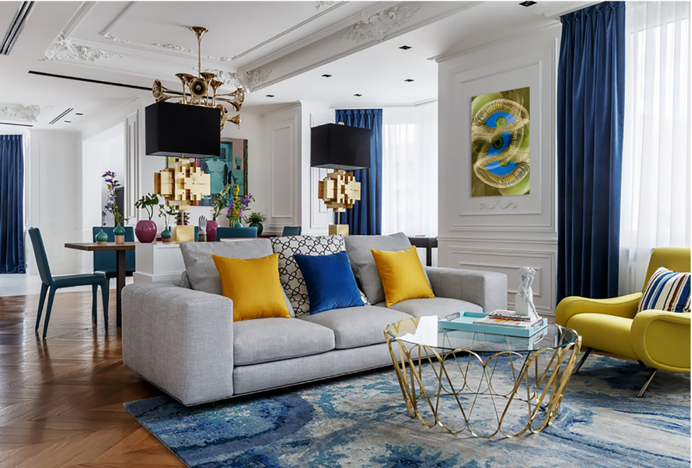 Подборка картин в произвольные дизайнерские интерьеры