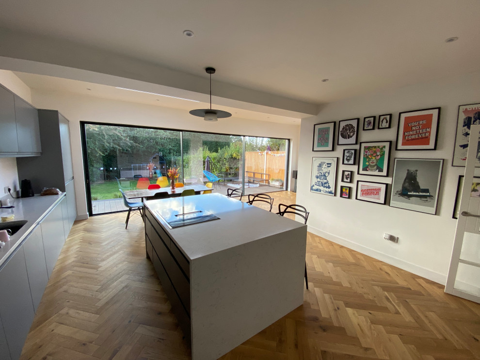 Contemporary two storey extension