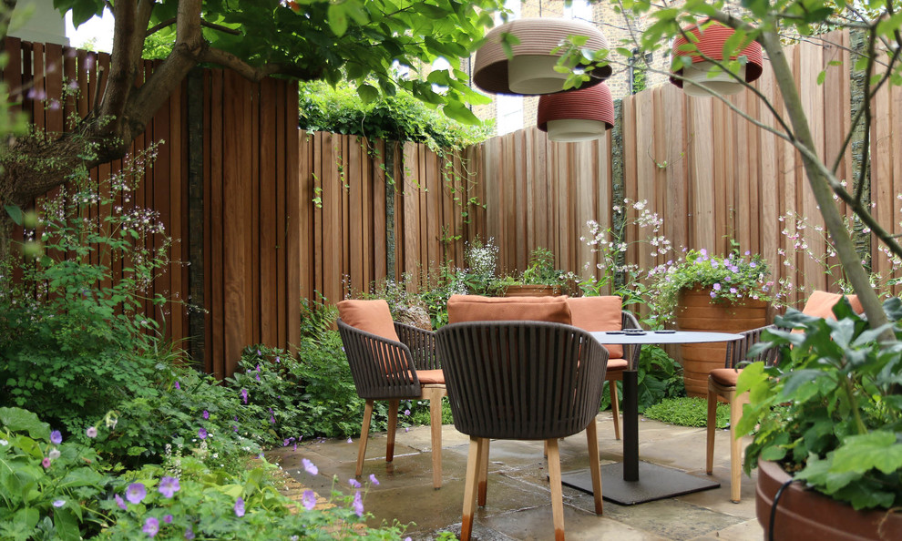 This is an example of a contemporary backyard patio in Other.