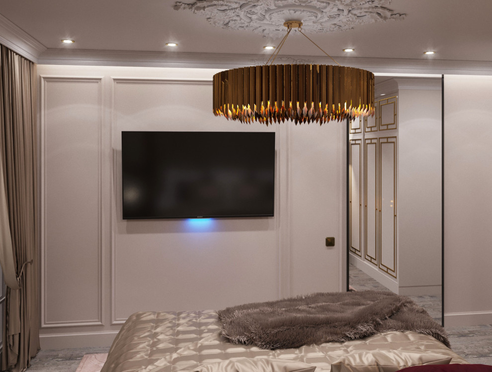 Визуализация хозяйской спальни.