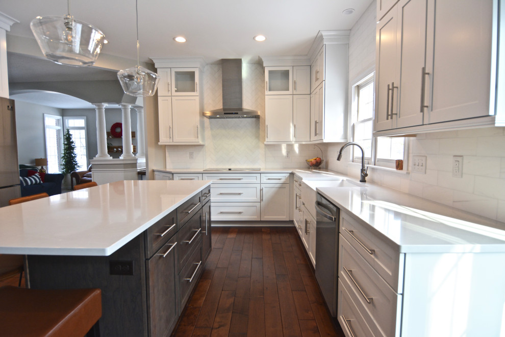 Inspiration for a transitional kitchen remodel in Indianapolis