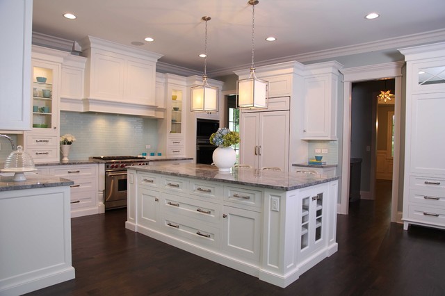 New England Style Home Traditional Kitchen Chicago By