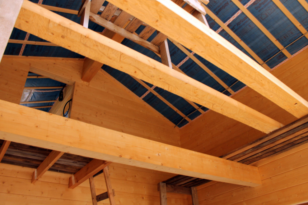 Строительство усадьбы из клееного бруса в Рощино