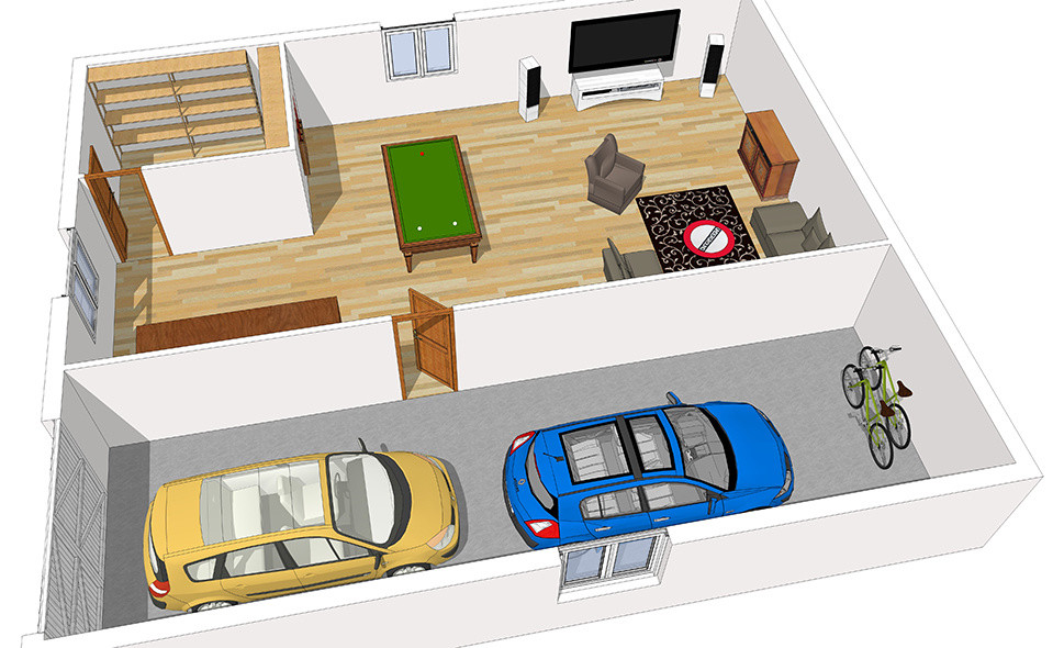 Conception aménagement d'espace pour une maison à Cestas